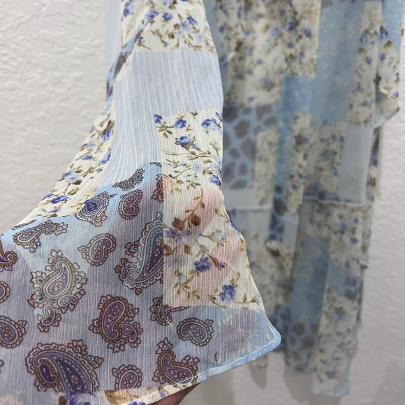 PLAYA LUCILE • Blue Patchwork Sarong • sz Small • - Picture 4 of 16